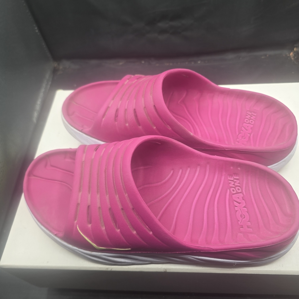 Hoka One One Pink Women's Slippers